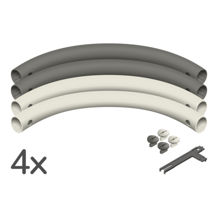 Quadro Curved Tubes